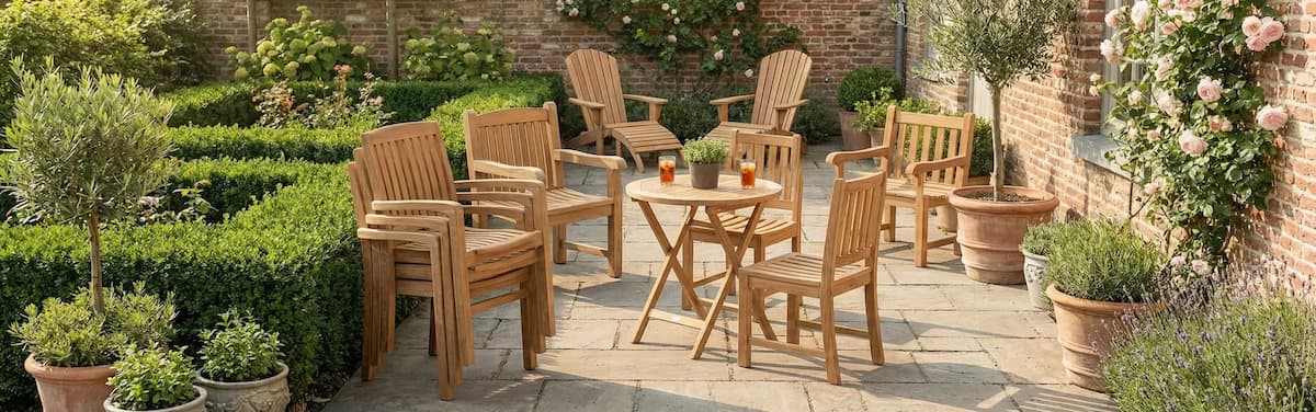 Foto De tuintafel waar je de hele zomer aan wilt blijven zitten FotoDe tuintafel waar je de hele zomer aan wilt blijven zitten